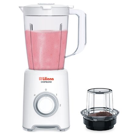 Licuadora Liliana 1,5 Lt 600 W 2 Velocidades Pica Hielo Chopblen Al453