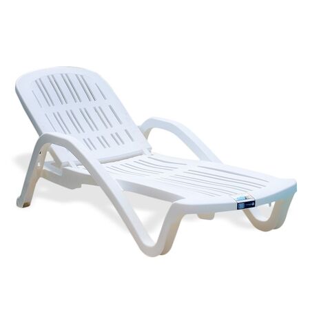 Reposera Voss Miami Blanca