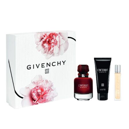 Set L'interdit Rouge EDP 80 Ml + Body Lotion + Travel Size