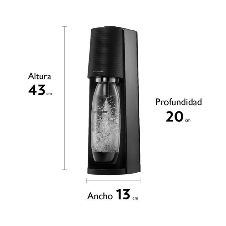 Maquina De Soda Sodastream Terra Botella 1litro Negro 1012811541 - Vista 3