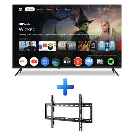 Combo Smart TV LED 60" BGH B6026US6G Ultra HD + Soporte LCD Wall Mount 26" a 63" De Regalo