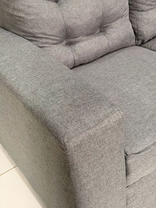 Sillon Roma dos cuerpos color Gris - Vista 3