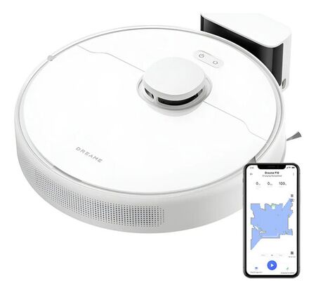 Aspiradora Robot Dreame F10 Trapeadora WiFi Mapeo Inteligente 13000Pa White