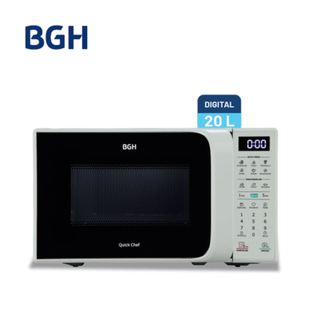 Microondas Bgh B120Db20I Digital 20Lt