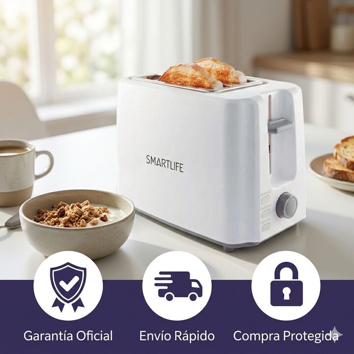 Tostadora Eléctrica Smartlife Sl-to1301 750w 2 Ranuras - Vista 6