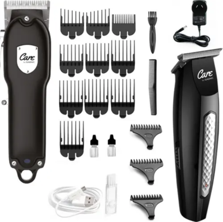 Kit Gadnic de Peluqueria Barberia Profesional Cortadora Pelo + Patillera Recargable