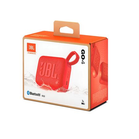 Parlante JBL Go4 Bluetooth Rojo