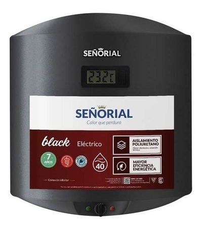 Termotanque Electrico Señorial 40 Lt TSBE-40 Conexión Inferior