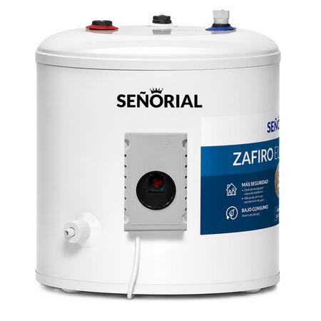 Termotanque Eléctrico Señorial TESZ-40l Zafiro Color Blanco 40 Litros