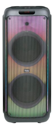 Parlante Harrison Kanji Kj-samba Mic Bat Led 12 Pulgadas Lh Negro