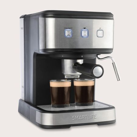 Cafetera 2 En 1 Expreso Y Capsulas Smartlife Sl-ec8501 Gris