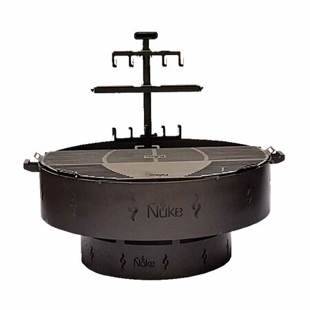 Parrilla Fogon 120 Nuke Emparrillado Estaca Y Atizador