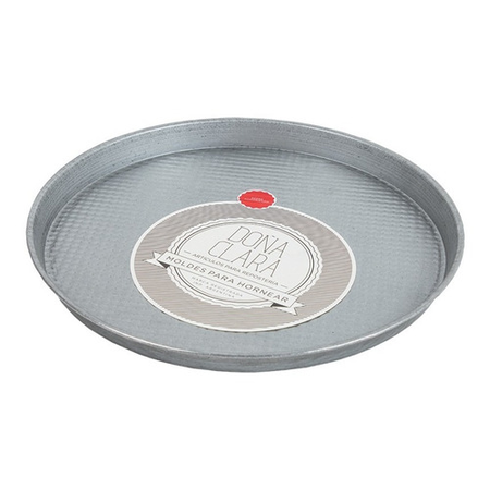 Pizzera 35 Cm Nro. 7 De Acero Aluminizado - Doña Clara