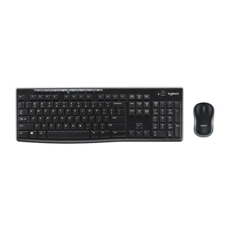 Teclado y Mouse Logitech Wir MK270 Blk 920-004432