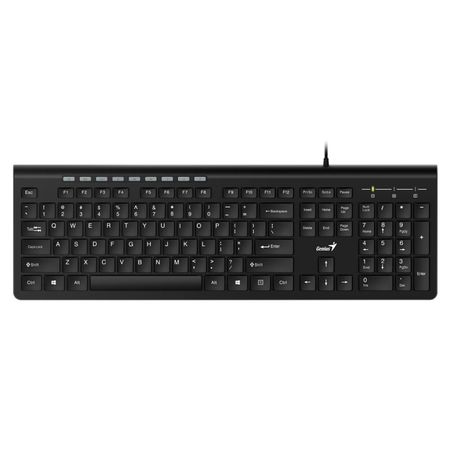 Teclado Genius SlimStar 230 II BLK USB Black