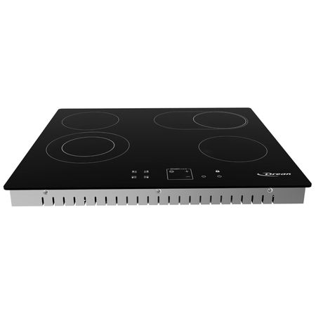 Anafe Electrico Drean Vitroceramico 58cm 4 Zonas Touch 9 Niveles