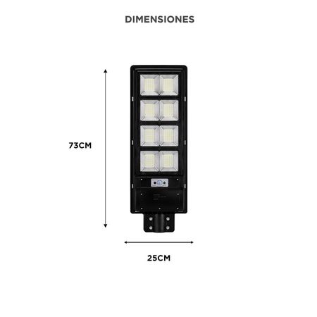Reflector Solar Led Gadnic S-LIGHT10 Sensor De Movimiento Exterior 120W