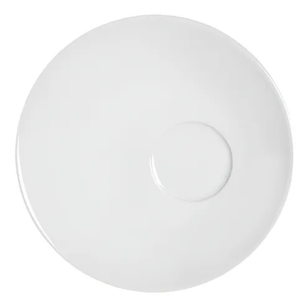 Set X 12 Platos De Cafe Nova Porcelana Germer Blanca Blanco