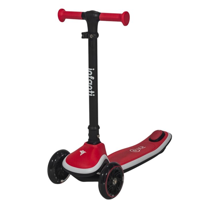 Monopatín plegable con luces LED Infanti rojo - Vista 1
