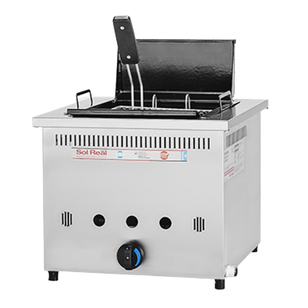 Freidora De Mesa Sol Real Rapida 7 Lts Acero Inox 053 Gn Plateado