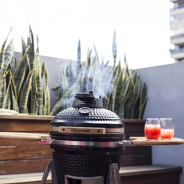 Kamado Argentino Asador Pampero - Horno Ceramico - Parrilla - Vista 4