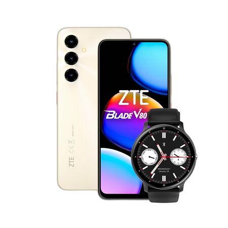 Combo ZTE V80 Max 4+256GB Dorado + Smartwatch Dekkin SW 003 Bluetooth