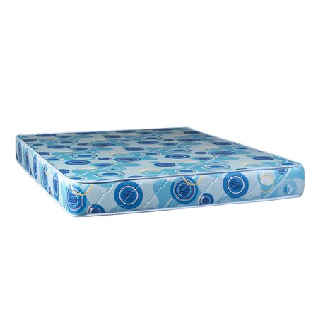 Colchon Maxiking Super Familiar 2 Plazas y Media 140x190x18 de Espuma + Tela de Sabana