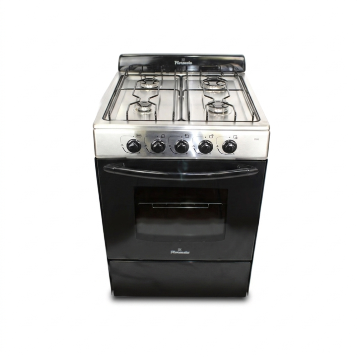 Cocina Multigas 56cm Florencia 5508 Con Visor Acero Inox - Vista 1