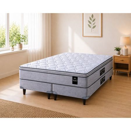 Colchón + Sommier King Resortes King Koil Kensington 180x200x30 130kg