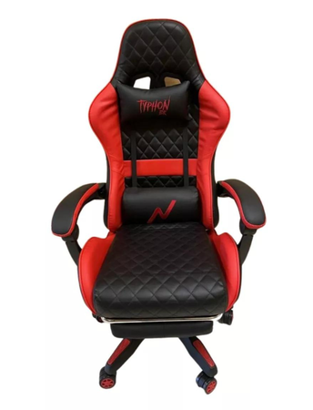 Silla Gamer Noga Typhon Negra Y Roja (TYPHON BK RJ)