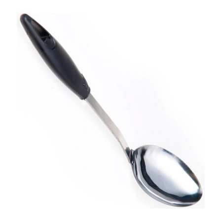 Cuchara Guisera Acero Inox Mango Plastico Guadix Plateado