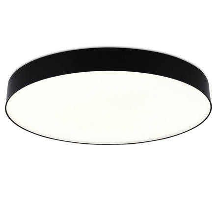Plafon Led Circular City 45w 3 Temp Negro 50cm Minimalista