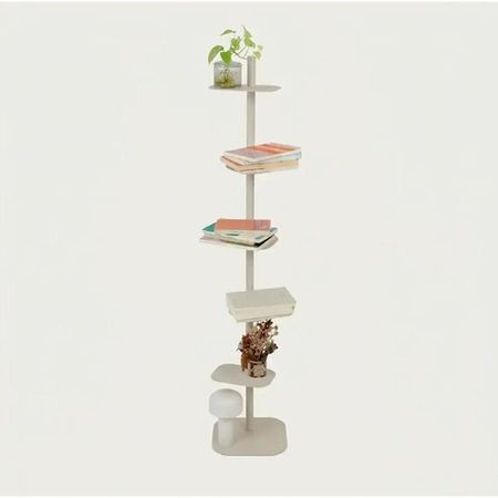 Estanteria Totem metal DS Home 145x30x27 cm Hueso