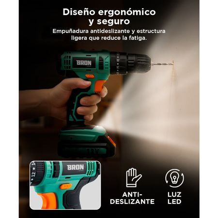 Taladro Percutor Atornillador 12v Gadnic Potencia y Precisión