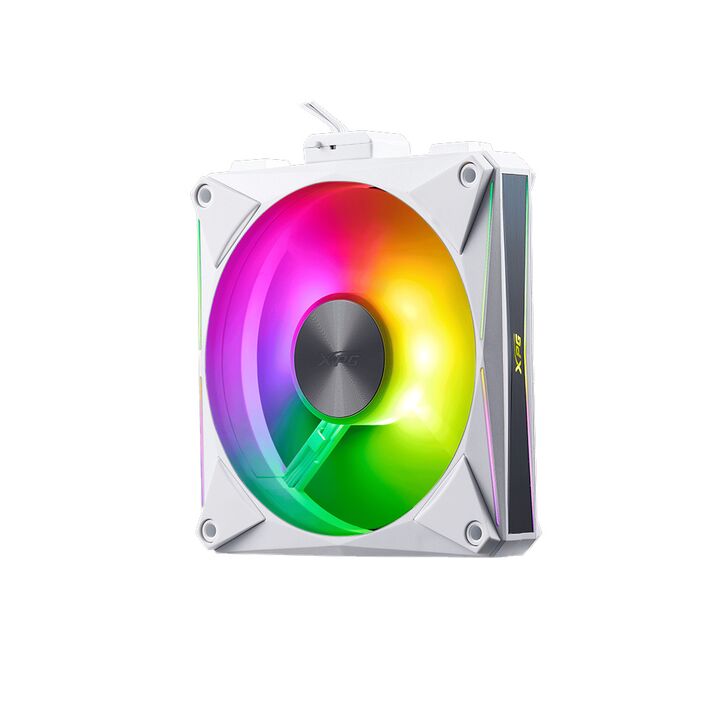 Pack x4 Ventiladores ARGB XPG Hurricane MAG 120 mm Blanco - Vista 3