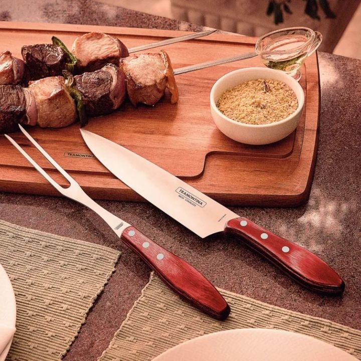 Set Cubiertos Tramontina 2pz Parrilla Polywood - Rex - Vista 2