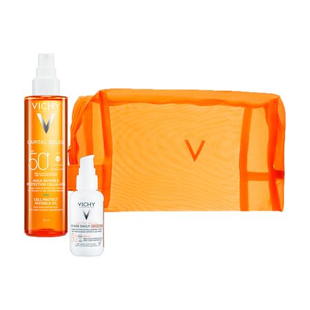 Vichy Protector Solar UV Daily Aceite Cell Protect Necesser