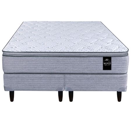 Colchon y Sommier King Koil Kensington King 180x200x27 Resortes Pocket y Pillow Firme