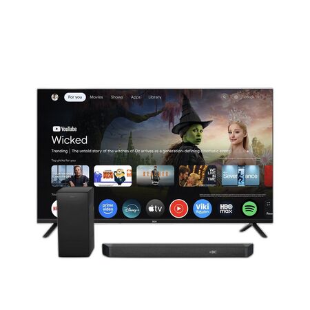 Combo Smart TV BGH 43" FHD LED Android + Barra Philips 2.1 240W Bluetooth