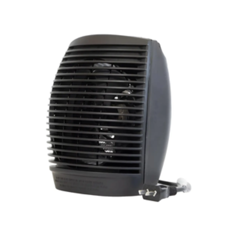 Caloventor Indelplas negro 1800w. 2 potencias