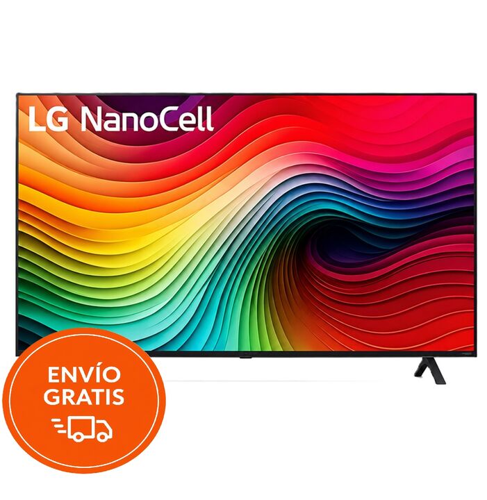 Smart TV LG 55" NanoCell 4K UHD 55NANO80ASA con WebOS y ThinQ AI - Vista 1