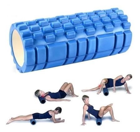 RODILLO MASAJEADOR TEXTURADO FOAM ROLLER YOGA PILATES GYM