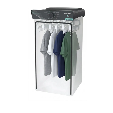 secarropas de pared confort gray 8k wanke