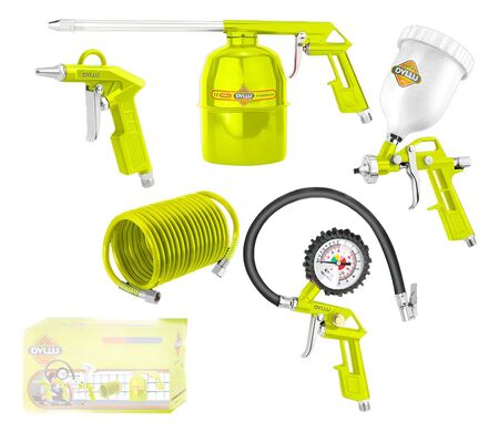 Kit Accesorios P/ Compresor De Aire Dyllu Dtax1505 Neumatico