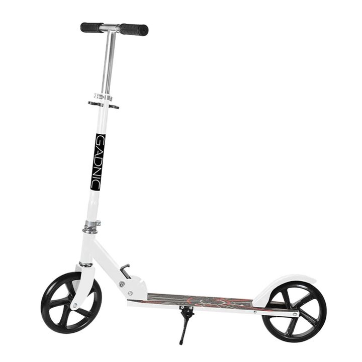 Monopatín Blanco Gadnic City Plegable de Alumino Niños y Adultos Hasta 90kg Ruedas 200mm - Vista 7