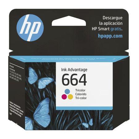 Cartucho HP 664 tri-color