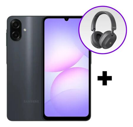 Combo Celular Samsung Galaxy A07 64/4 GB + Auriculares Havit H668BT ANC Bluetooth