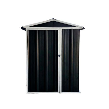 Armario Depósito Galpón de jardín 150x1x2 Calibre 28 Negro DON ACERO 
