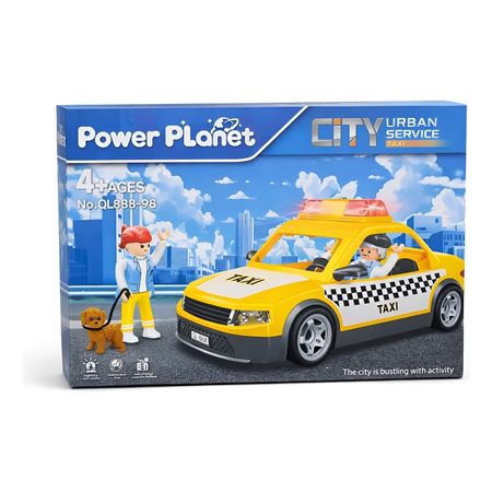 Auto con Chofer Taxista Power Planet City Urban Juguete