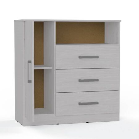 COMODA ORLANDI JA 76 BAHIA - JACARANDA, 3 CAJONES, 1 PUERTA